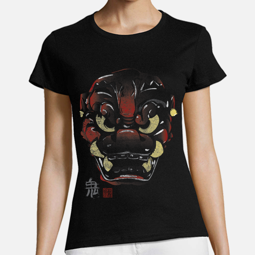 kanji maschera demone giapponese