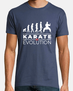 karate is evolution - humor message