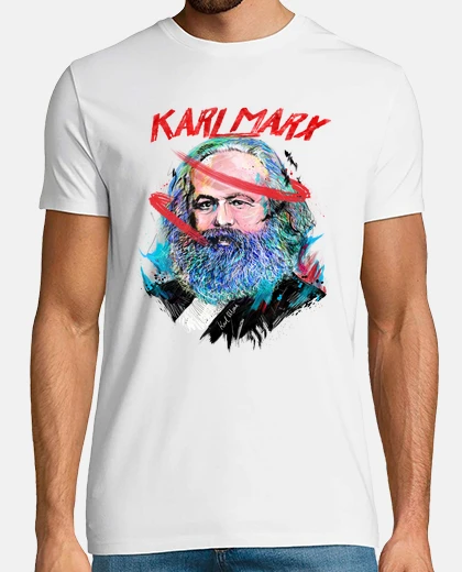 T-shirt karl marx super star v01