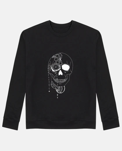 Felpa Karma Skull - white
