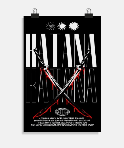 Poster katana