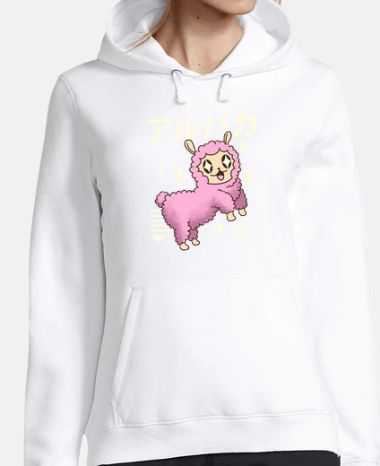 Sweat kawaii alpaga