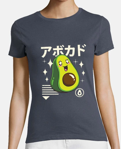 T-shirt kawaii avocado shirt womens