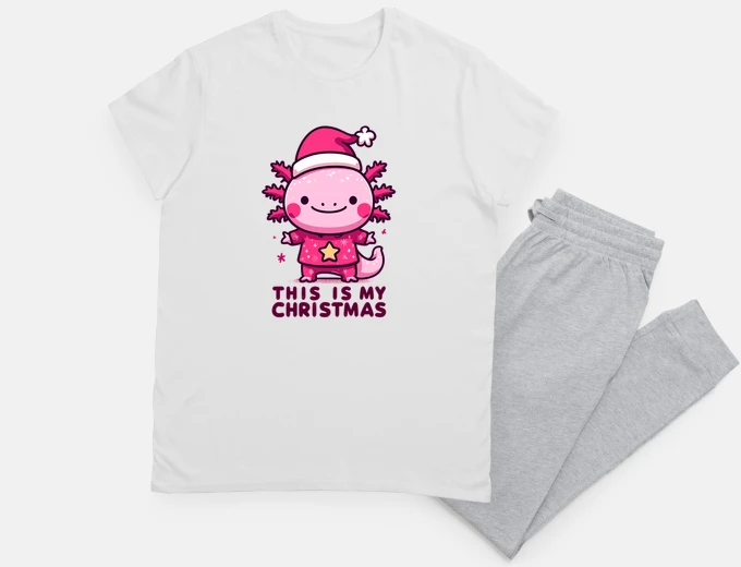 Pigiama kawaii axolotl questo è il mio Natale