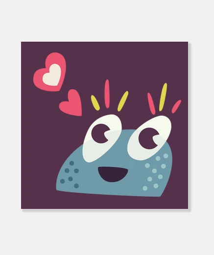 Lienzo kawaii cute dulces de dibujos animados