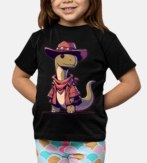 Ropa kawaii dinosaur brontosaurus cowboy