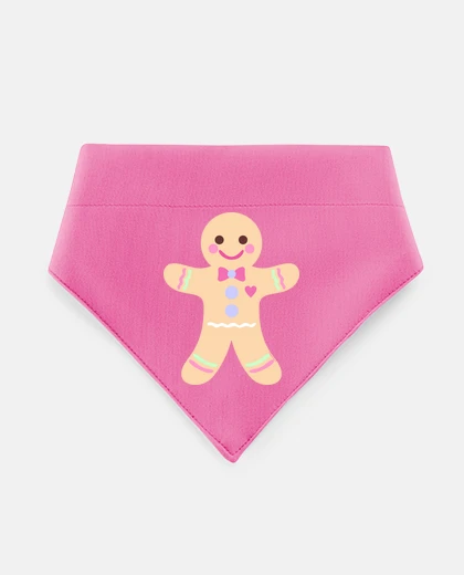 Mascotas kawaii gingerbread man