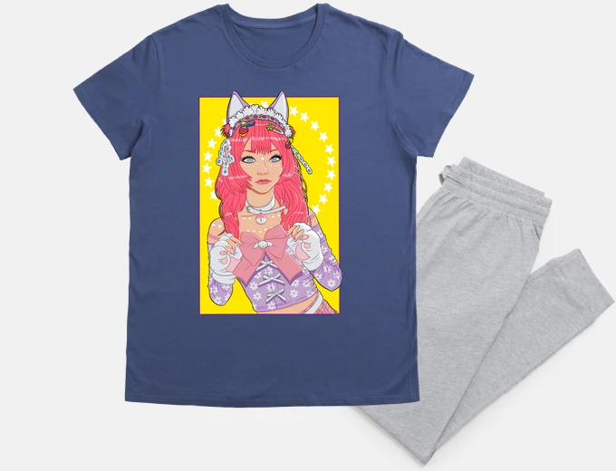 Pyjama kawaii girl