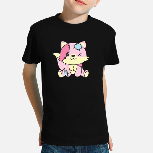 Playera niños kawaii gothic fox pastel go... | laTostadora México