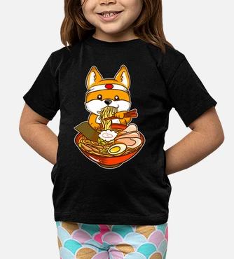 Kawaii Japanese Anime Shiba Inu Ramen T-Shirt Kawaii Japanese Anime Shiba Inu Ramen T-Shirt