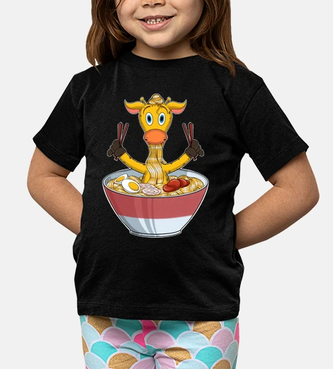 Ropa kawaii jirafa japonés ramen fideos i