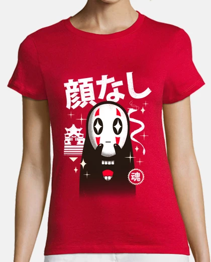Tee-shirt kawaii kaonashi shirt womens