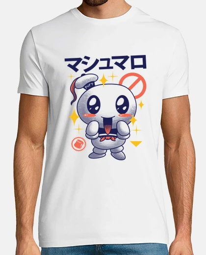Tee-shirt kawaii marshmallow shirt homme