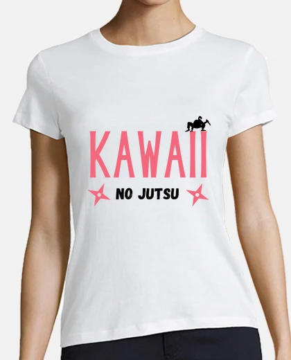 T-shirt kawaii no jutsu - anime manga geek ninj