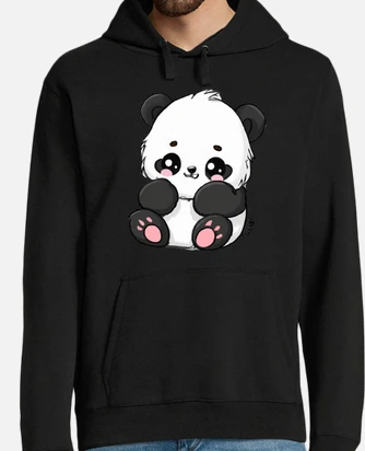 Kawaii panda hoodie tostadora