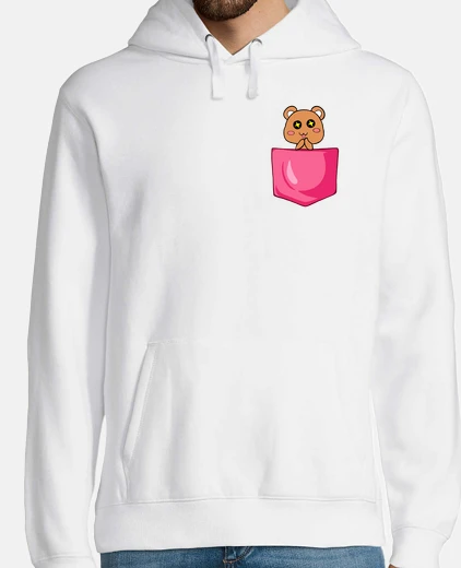 Hoodie kawaii pocket teddy bear
