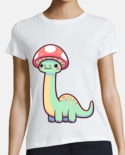 Tee-shirt Kawaii simple chapeau de champignon din