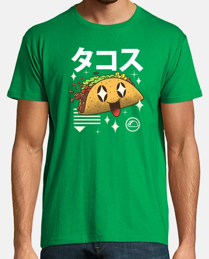 Tee-shirt kawaii taco chemise homme