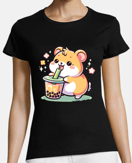 Kawaii Hamster Bubble Tea Boba Hamster