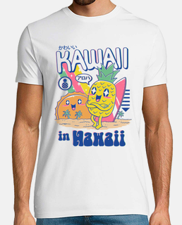 kawaii in mens camicia hawaii