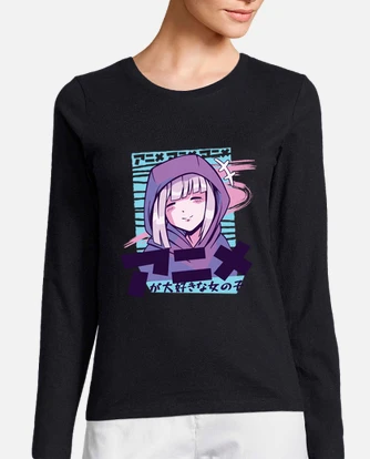 Anime Otaku Weeb Kawaii Cartoon Love Animes Long Sleeve T-Shirt