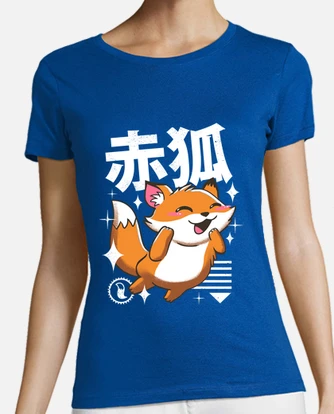 Tee shirt kawaii renard chemise femmes tostadora