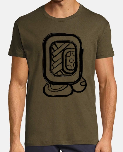 Tee-shirt kayab symbole maya - black edition
