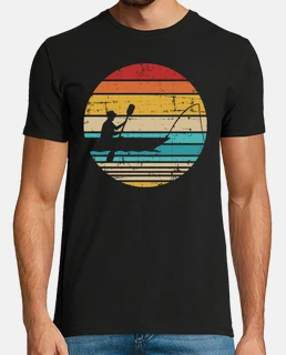 kayak pêche vintage rétro