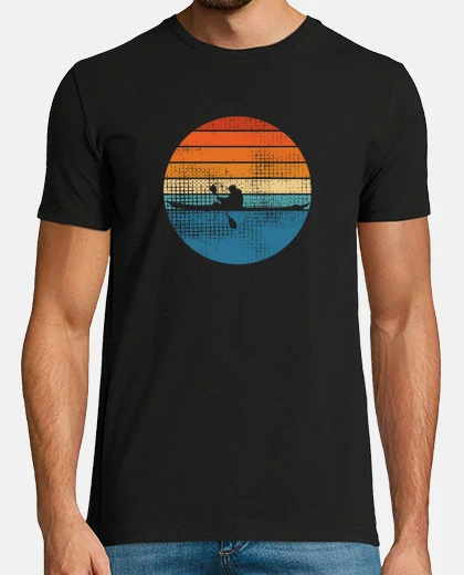 Tee-shirt Kayaking Canoeing Retro