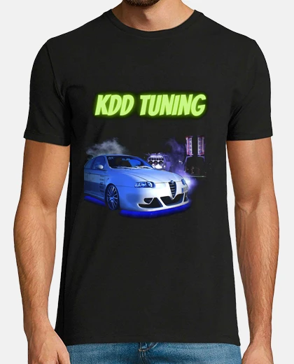 Camiseta KDD 147 camiseta hombre CARS LOVERS negra
