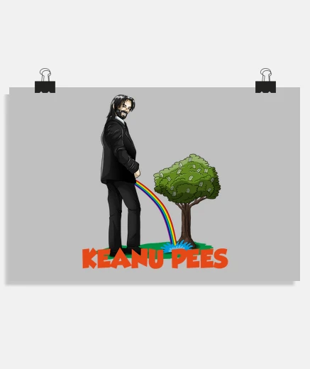 Poster keanu pees