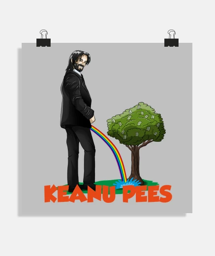 Poster keanu pees
