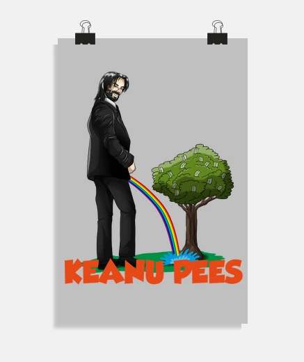 Poster keanu pees