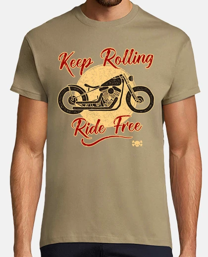 T-shirt keep a rotazione. ride gratis