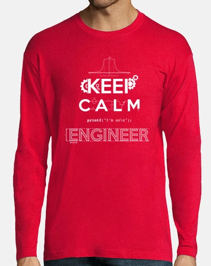 Tee-shirt keep calm  je suis ingénieur