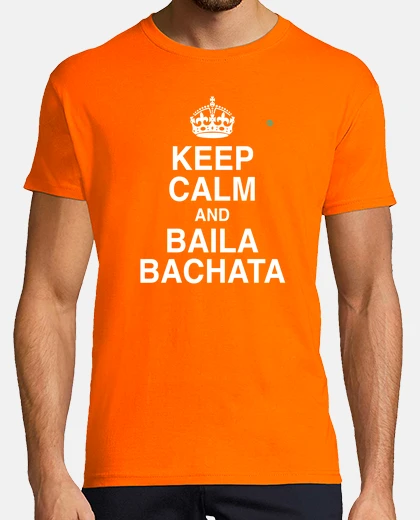 Camiseta Keep Calm and Baila Bachata
