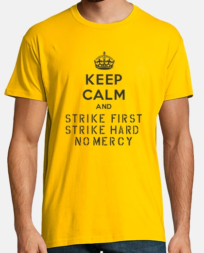 Tee-shirt keep calm and cobra kai frappe d39abord