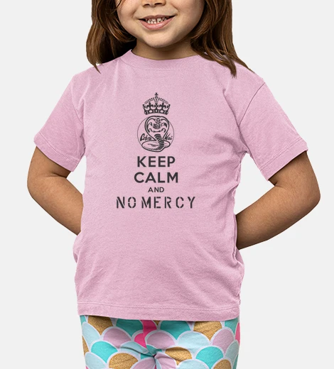 Kids keep calm and cobra kai mercy black