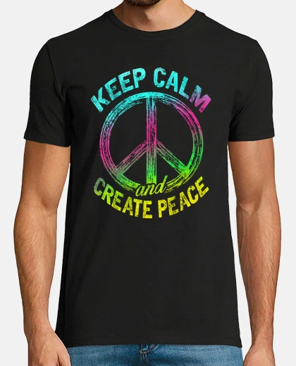 T-shirt Keep Calm and Create Peace