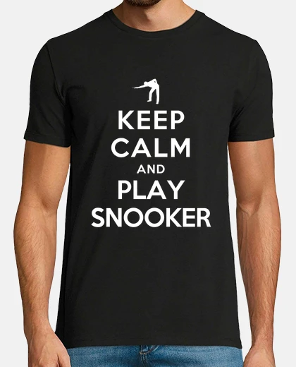 Tee-shirt keep calm and jouer au billard