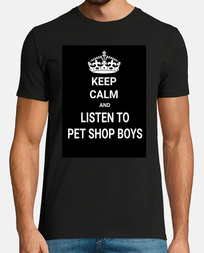 Camiseta Keep Calm and Listen Pet Shop Boys