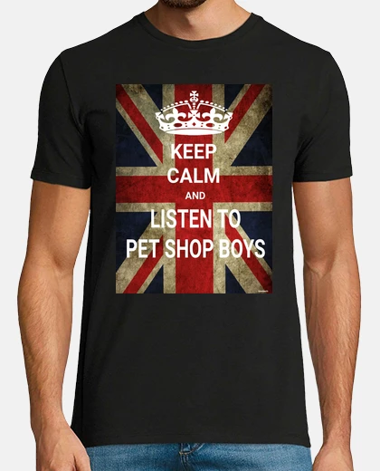 Camiseta Keep Calm and Listen Pet Shop Boys