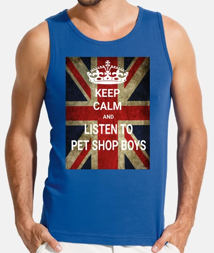 Camiseta Keep Calm and Listen to Pet Shop Boys