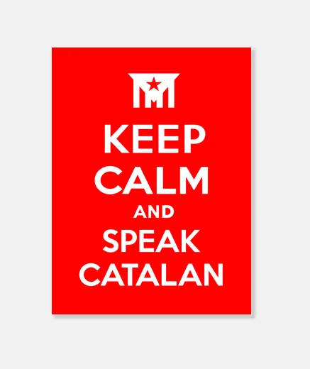 Stampa keep calm and parlare catalano 3