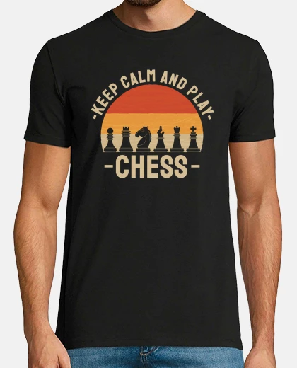 Playera Keep Calm and play Chess