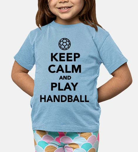 Kids keep calm and play handball