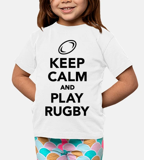 Kids keep calm and play rugby