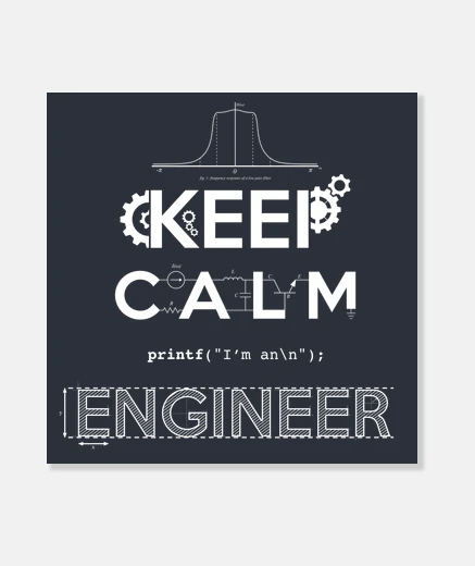 Wall keep calm, im an engineer