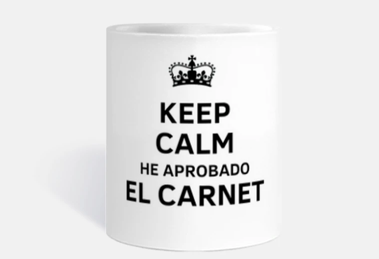Cup keep calm mug i passed the card