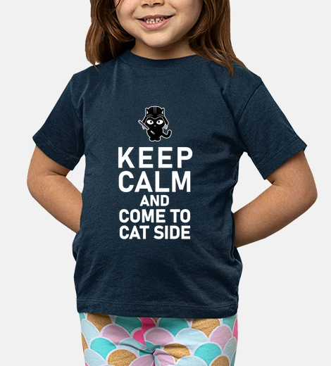 Kids keep calm the cat side n